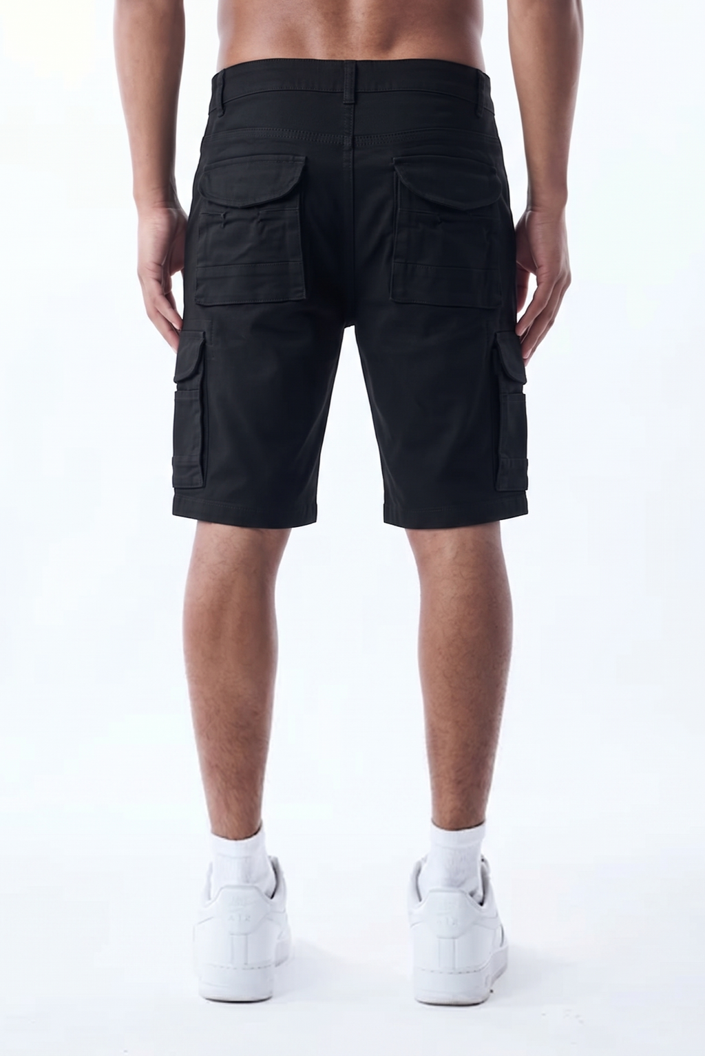 CARGO SHORTS - BLACK