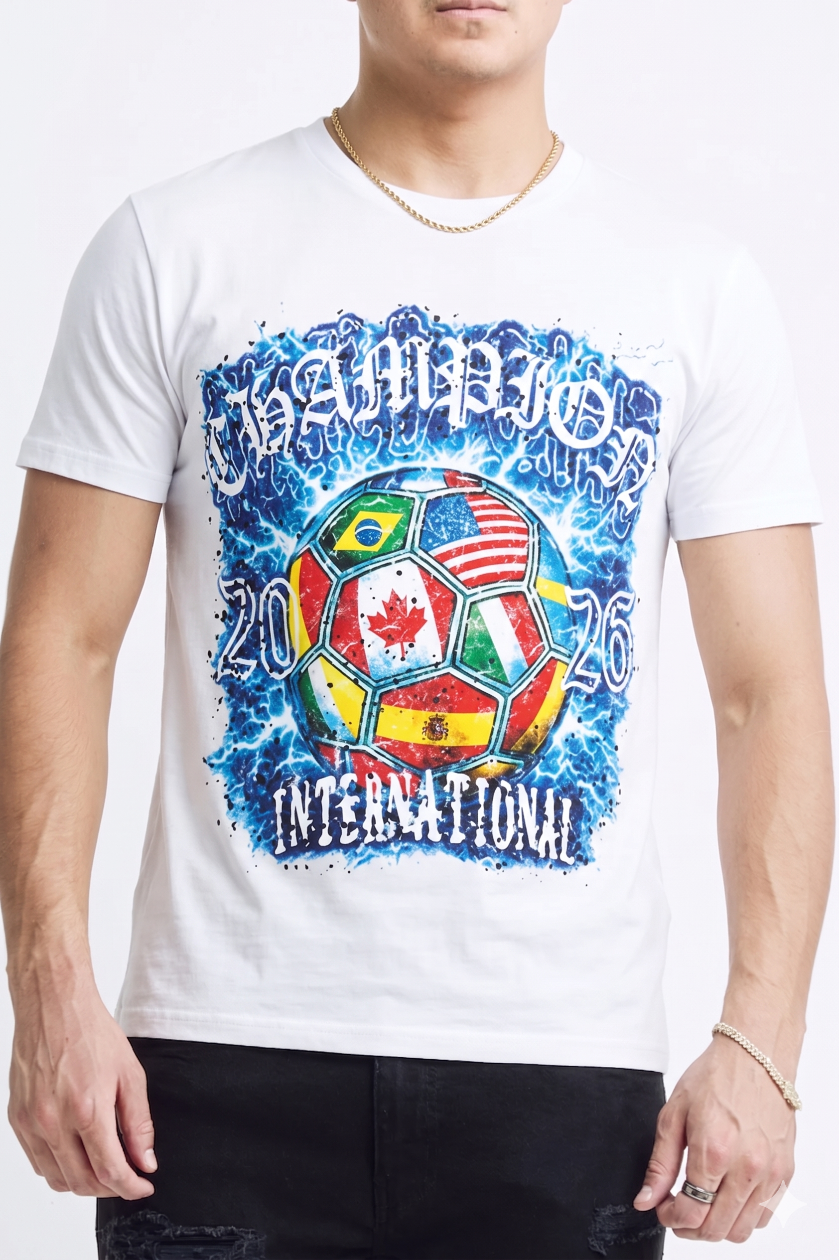FOOTBALL TEE - WHITE