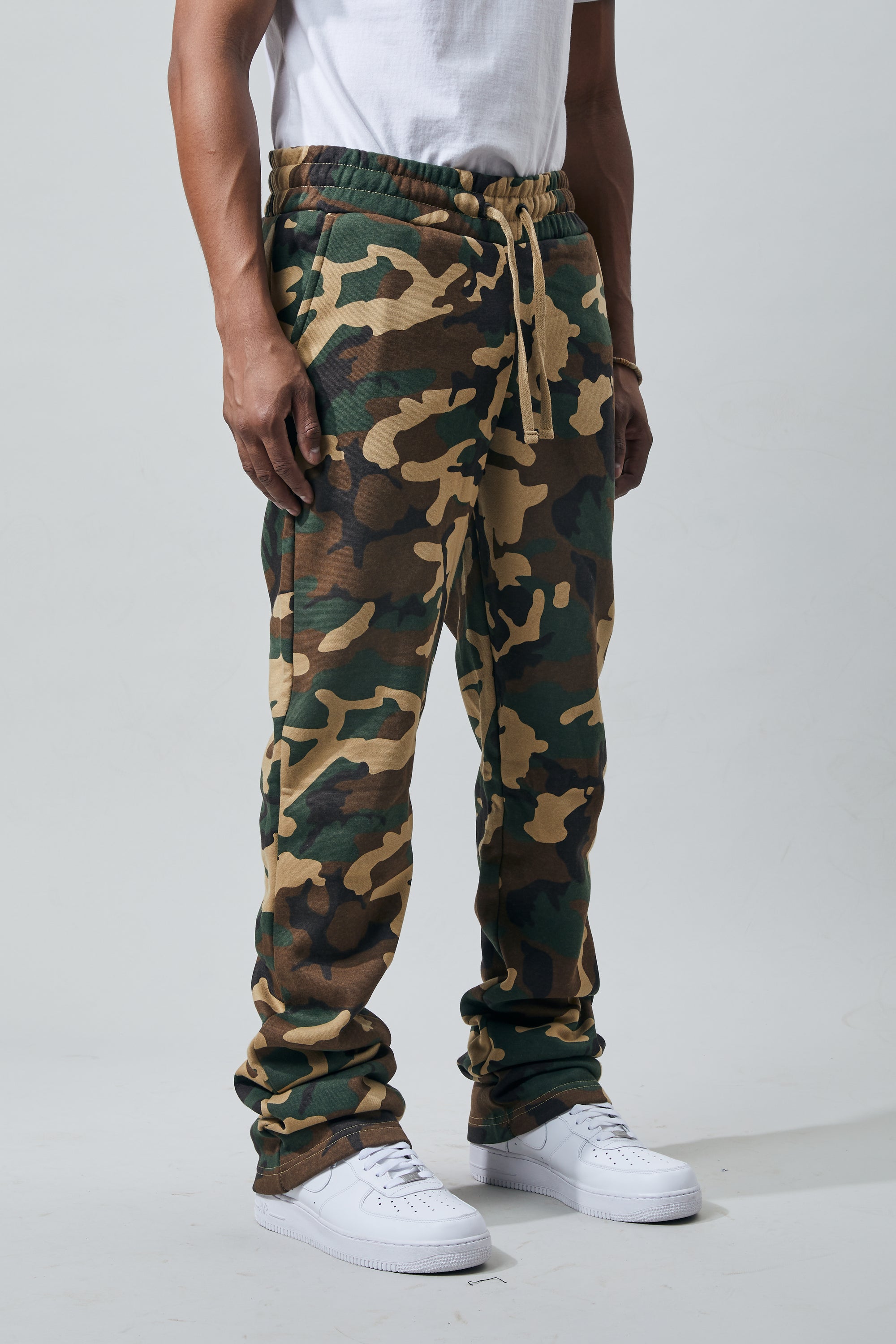 FLEECE - WOODLAND CAMO