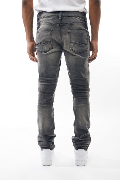 Ripped and Repaired Denim Jeans - M.Society